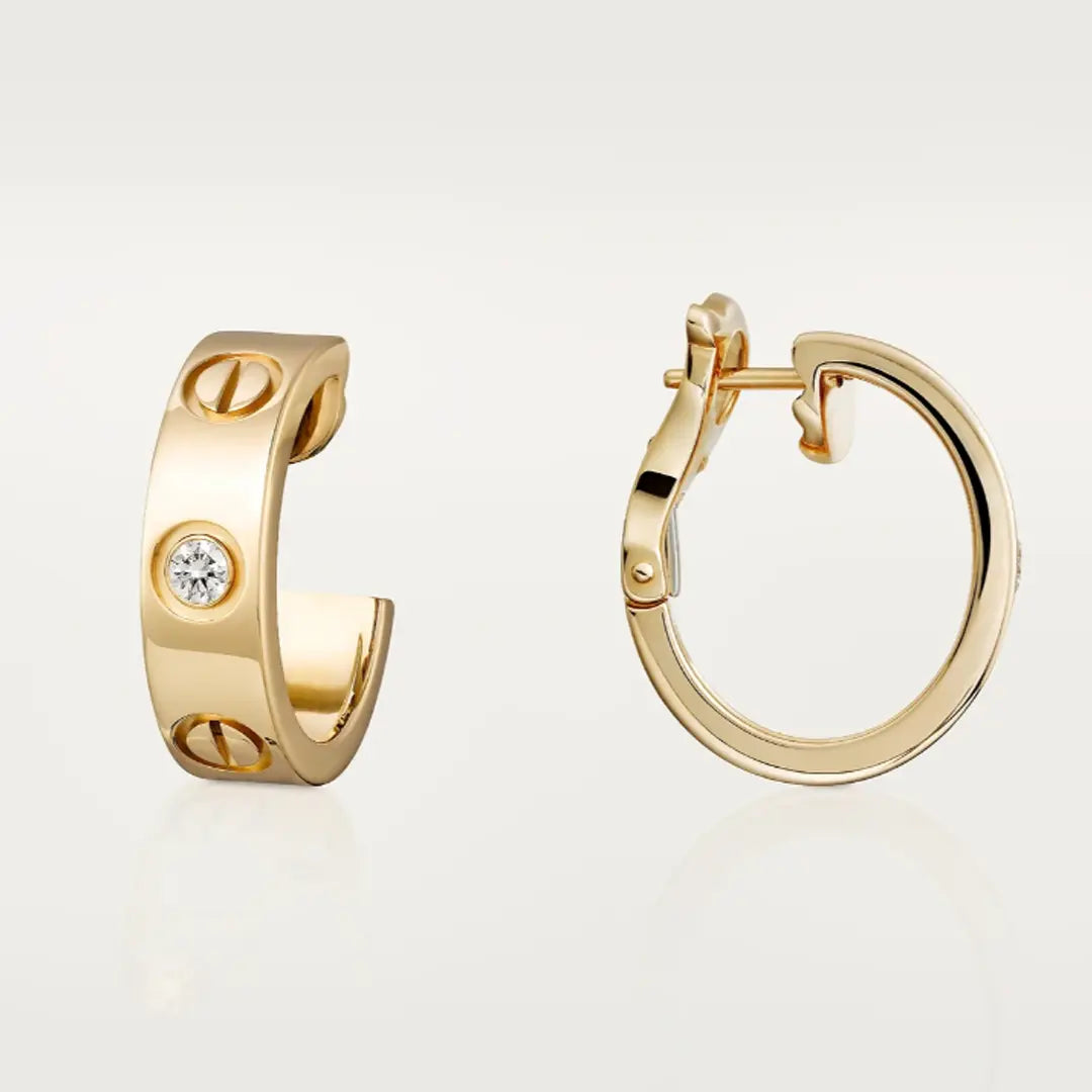 Jade Ohrringe - 2 Diamanten JUWELORA