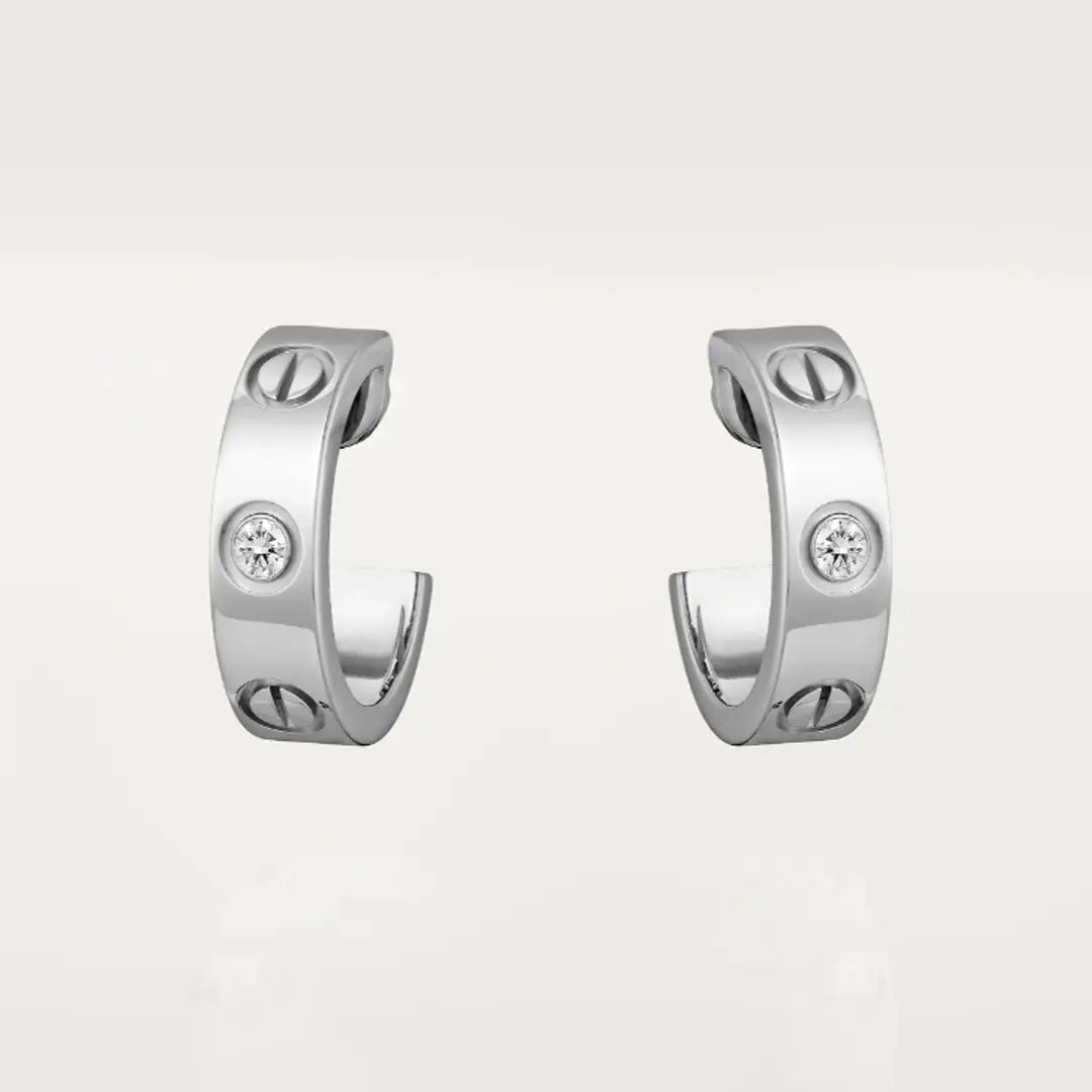 Jade Ohrringe - 2 Diamanten JUWELORA