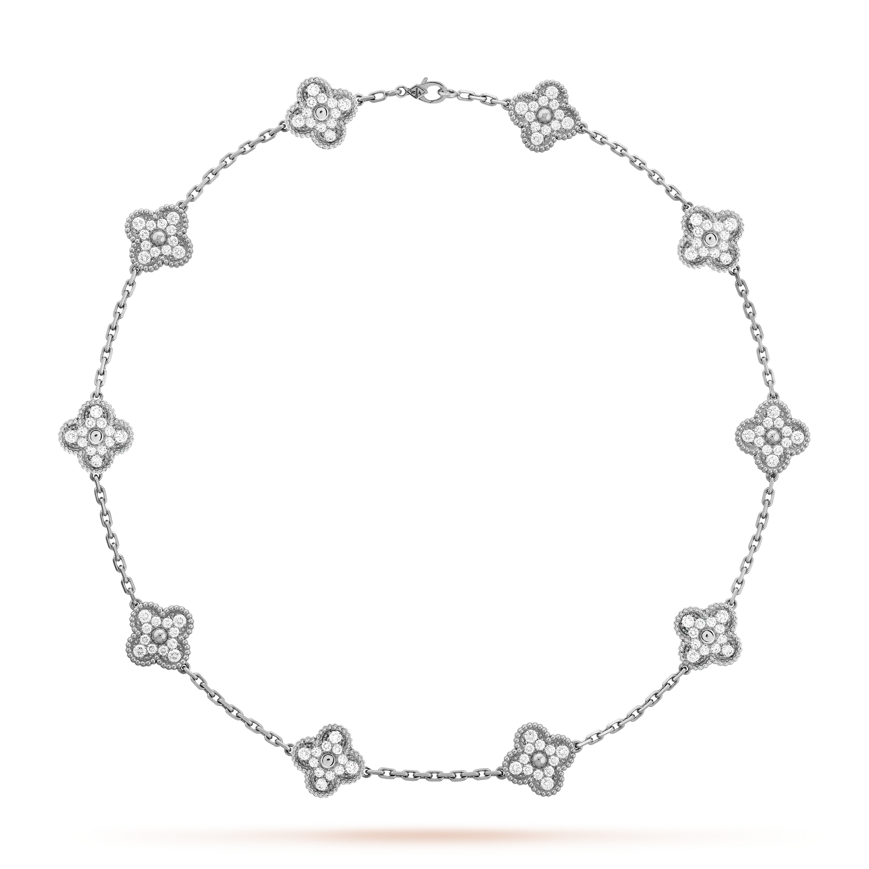 HALSKETTE VIERBLÄTTRIGER KLEE LAVISH 10 DESIGNS - SILBER JUWELORA