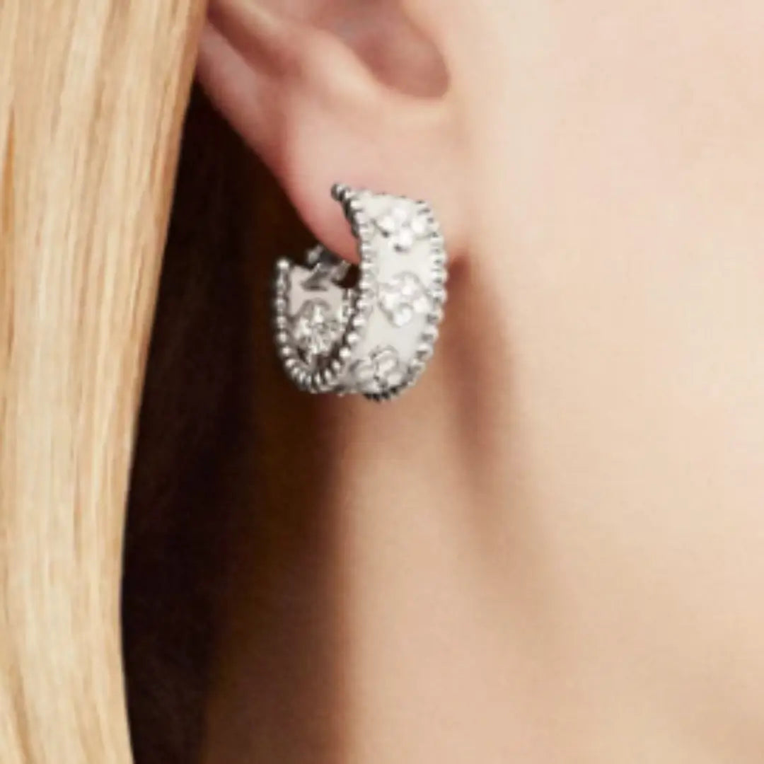 Abby Ohrringe - Diamant / Silber JUWELORA