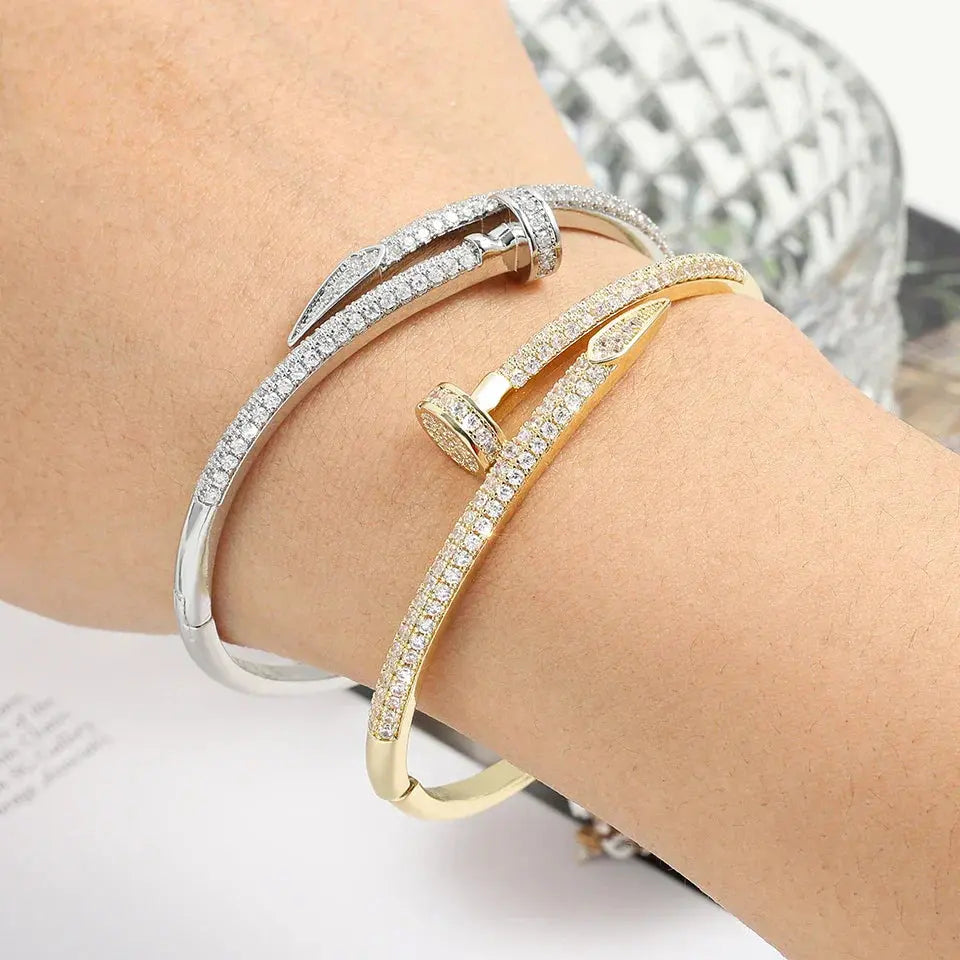 Hermiz Nagel Armband mit Steinen JUWELORA