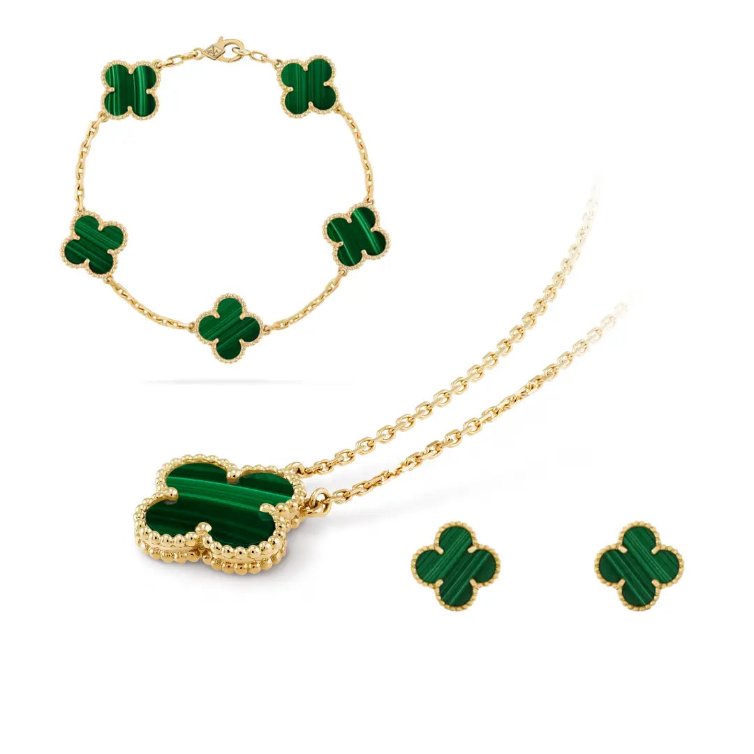 Luxe Radiant Set - Gold Grün JUWELORA