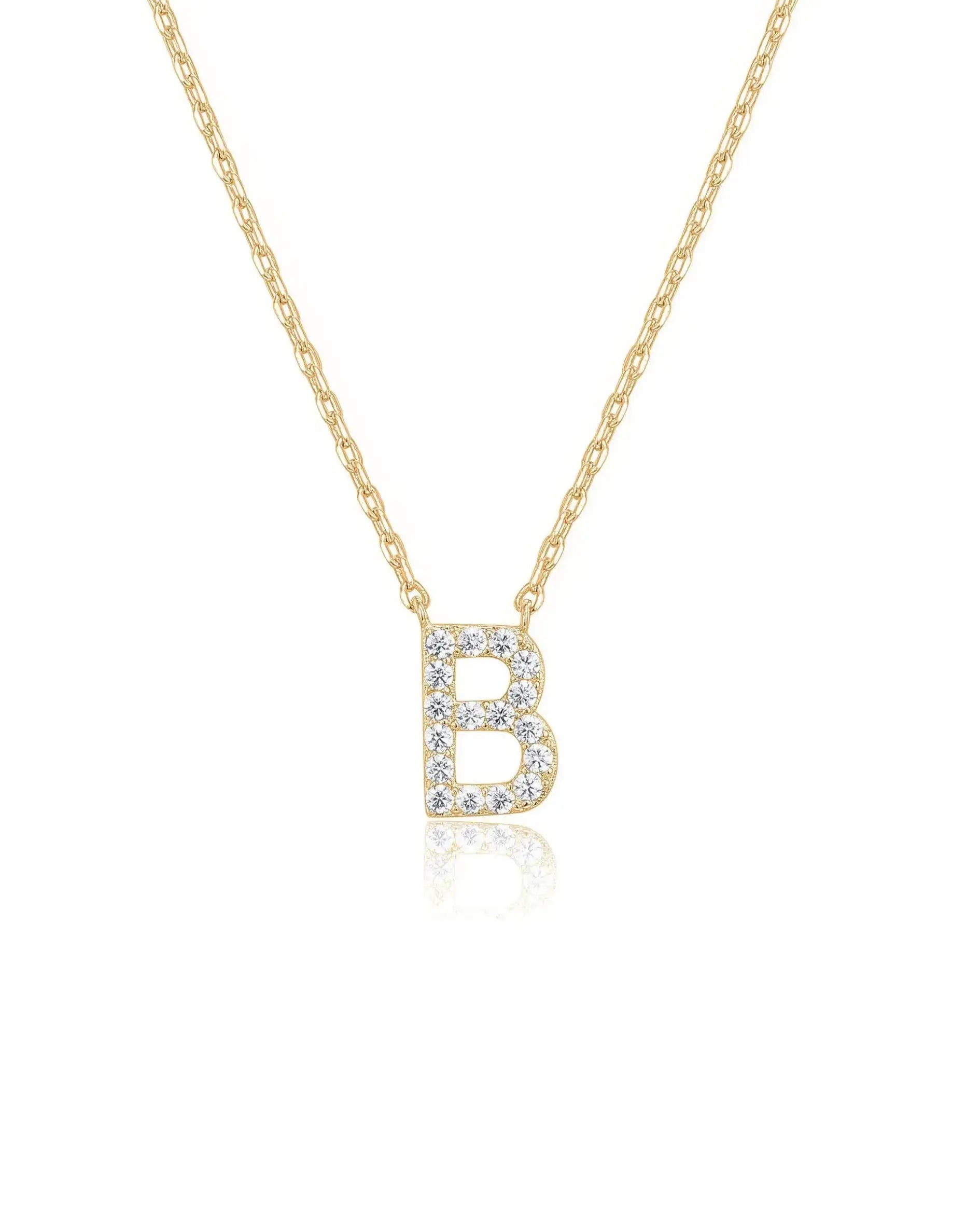 Initial Necklace Gold Juwelora