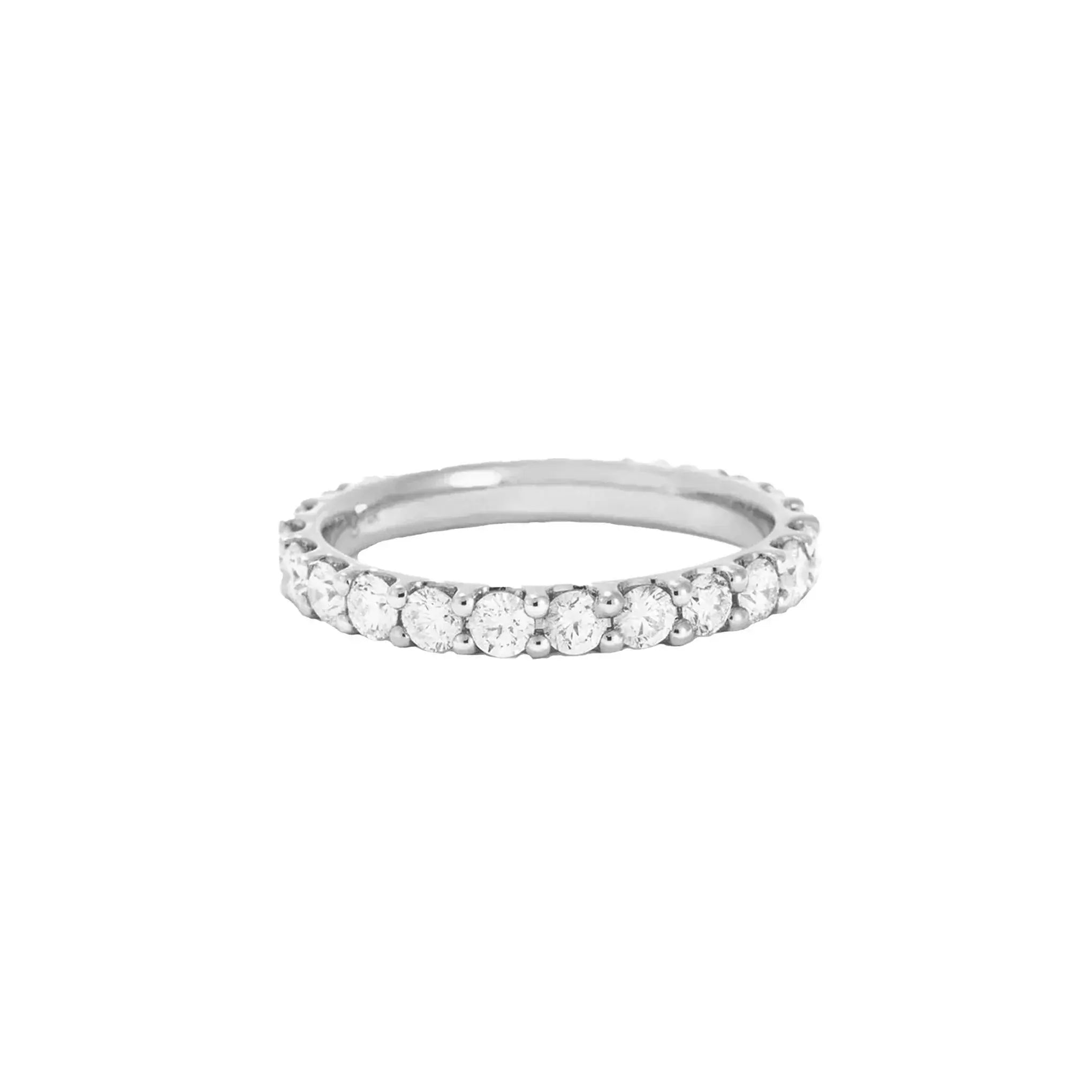 Amber Feline Ring - Diamant / Silber JUWELORA