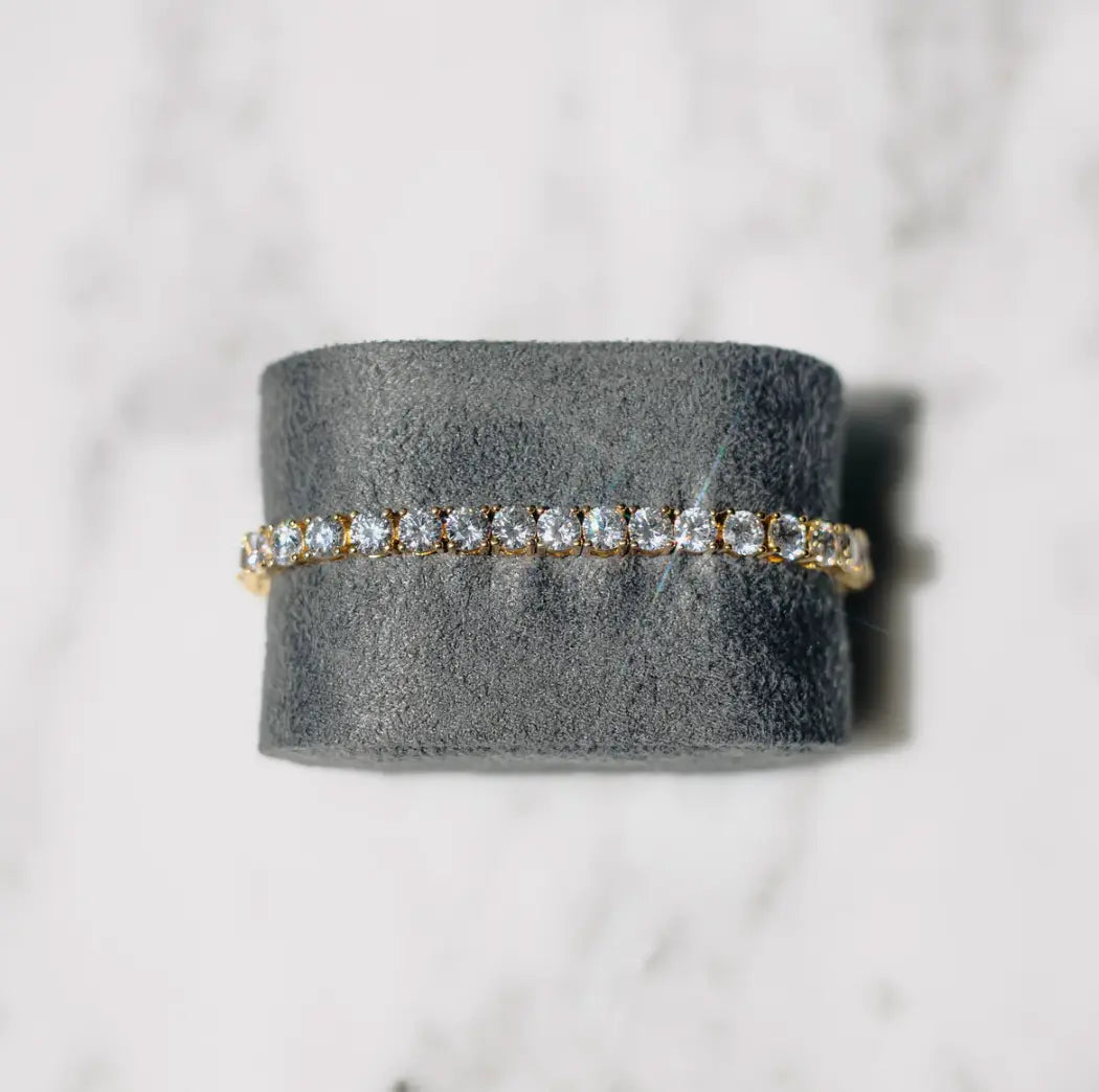 ARMBAND TENNIS AUS GOLD JUWELORA