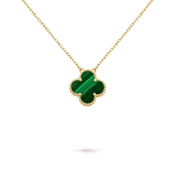 HALSKETTE VIERBLÄTTRIGER KLEE LAVISH - GRÜN JUWELORA