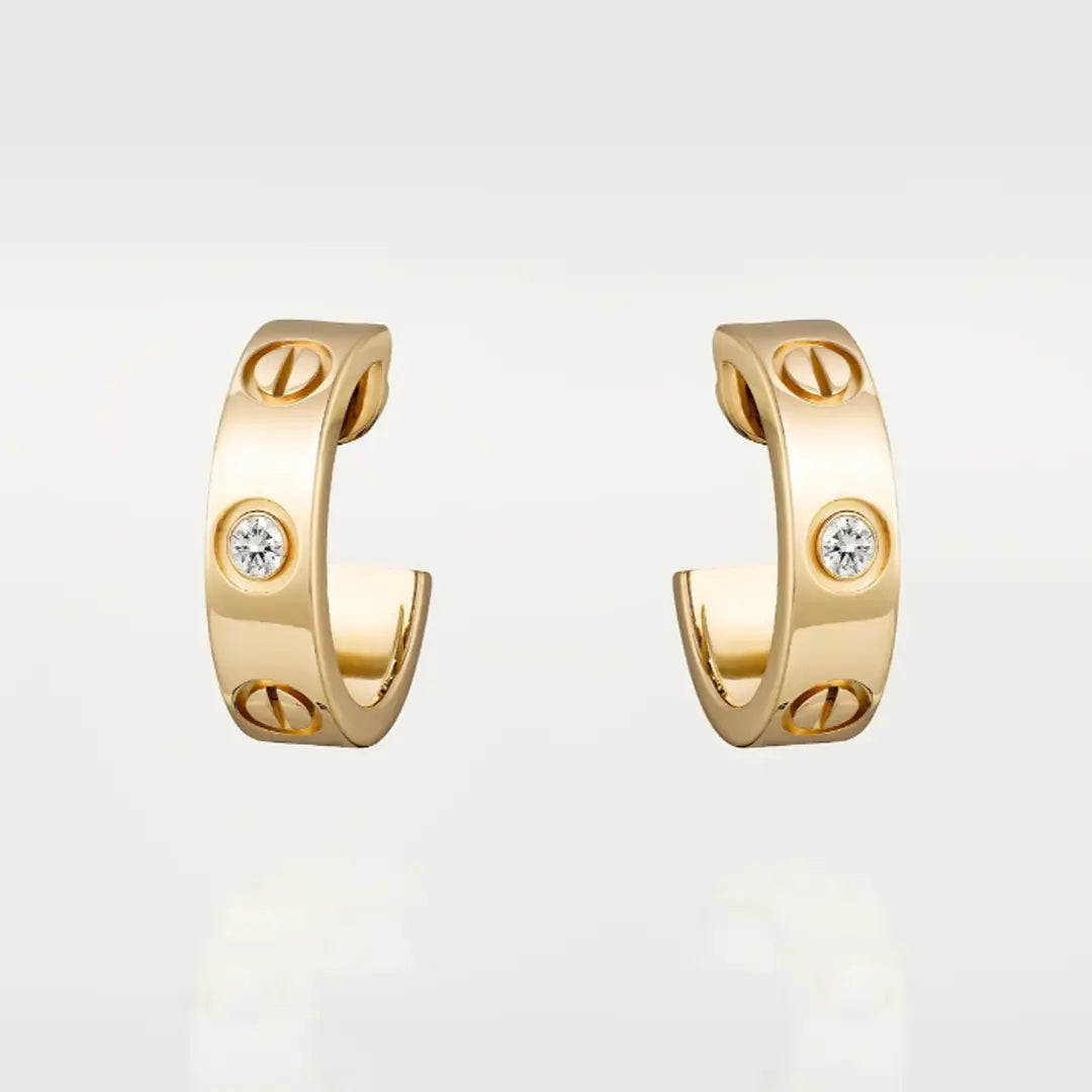 Jade Ohrringe - 2 Diamanten JUWELORA