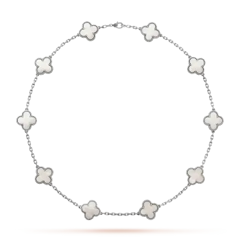 HALSKETTE FLORAL VIERBLÄTTRIGES KLEEBLATT 10 DESIGNS - SILBER JUWELORA