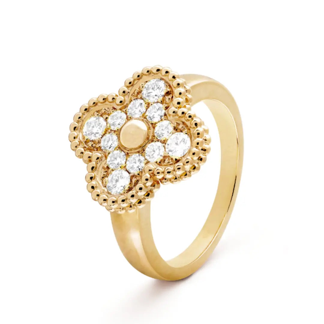 Amber Ring - Diamant / Gold JUWELORA