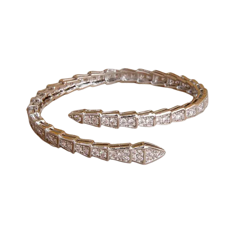 Silberne Schlange Deluxe | Armband JUWELORA