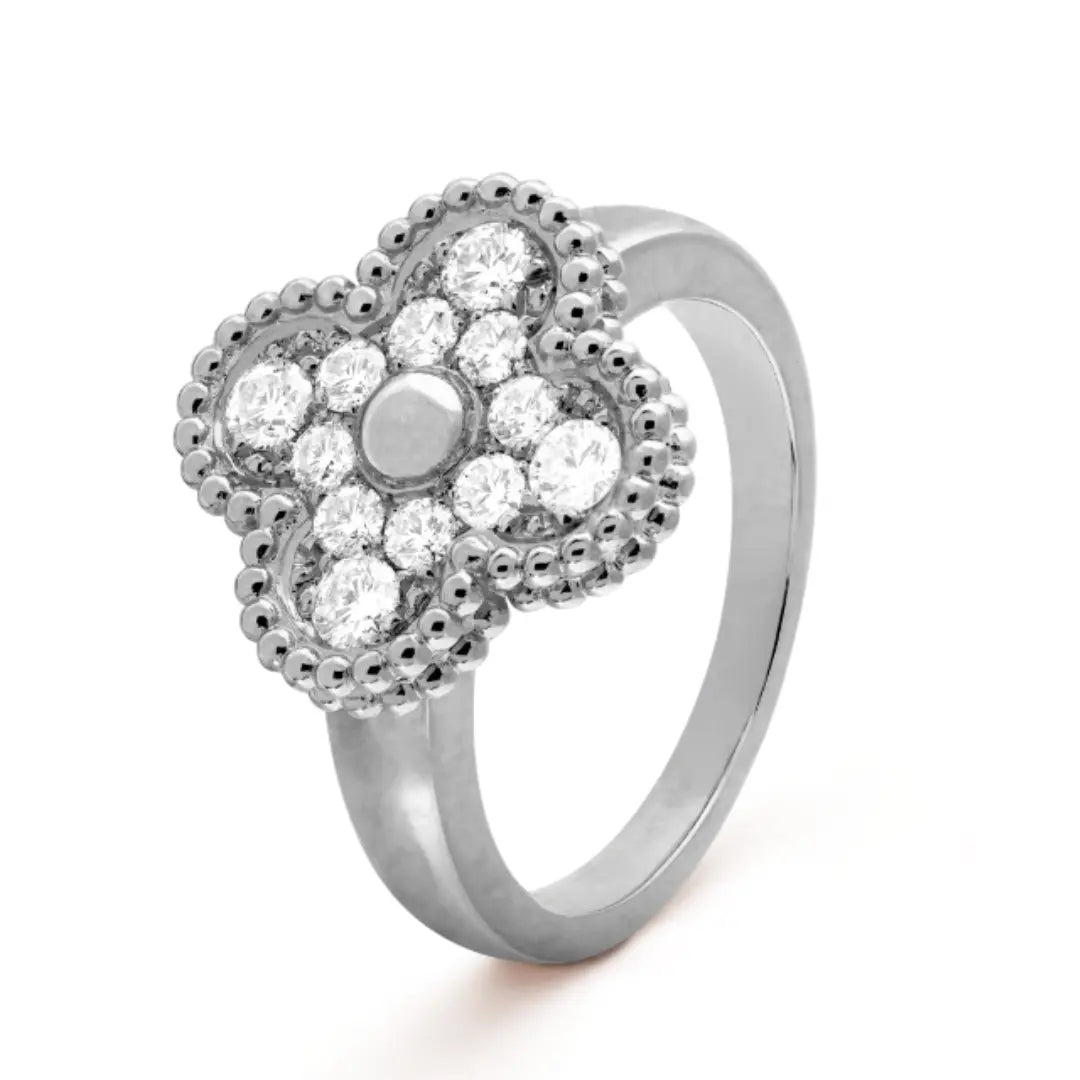 Amber Ring - Diamant / Silber JUWELORA
