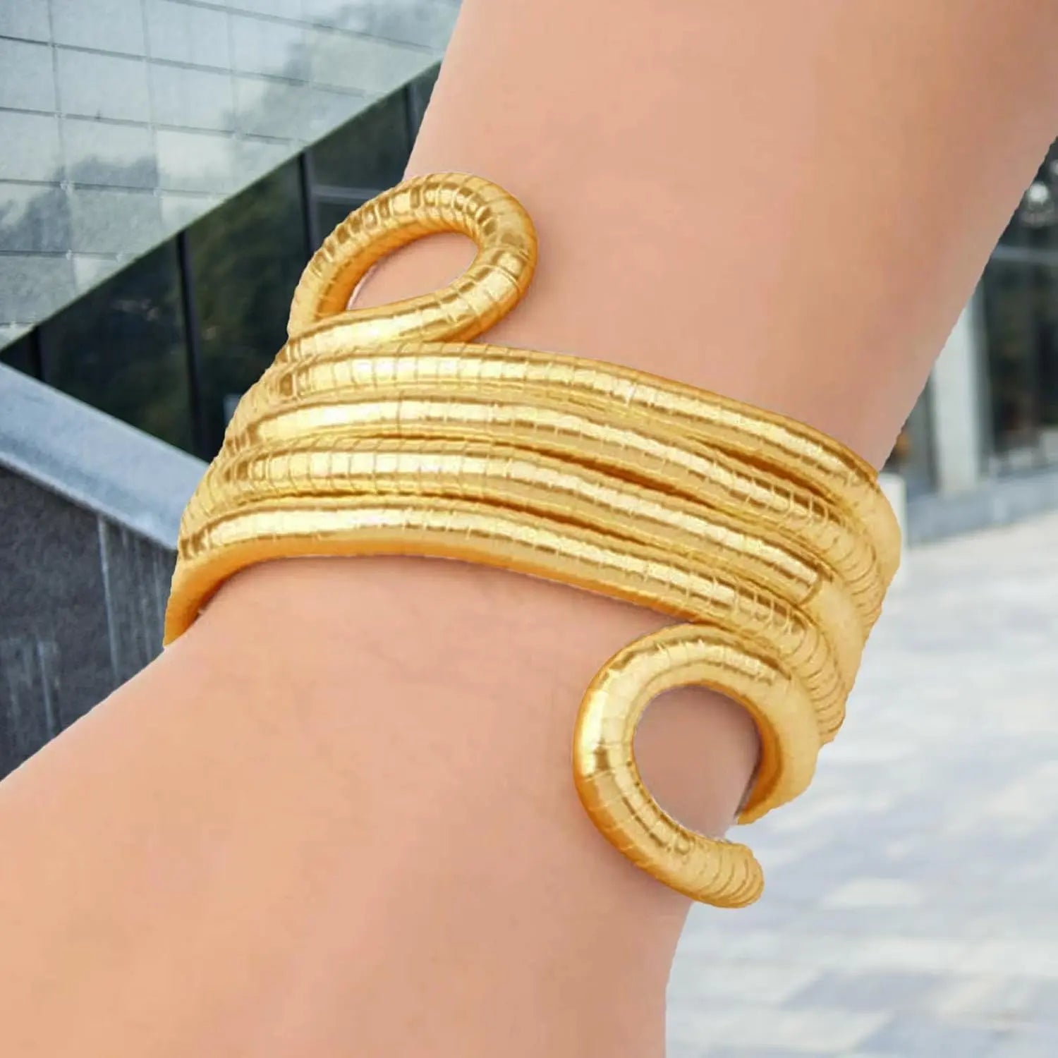 FLEXIBLE GOLDENE SCHLANGENKETTE JUWELORA