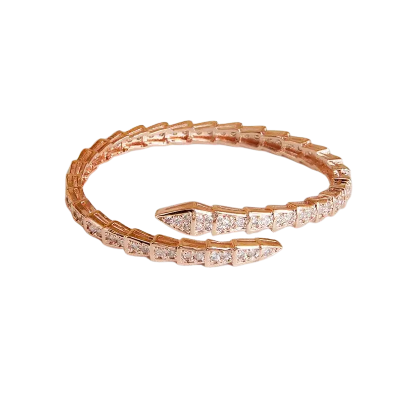 Roségoldene Schlange Deluxe | Armband JUWELORA