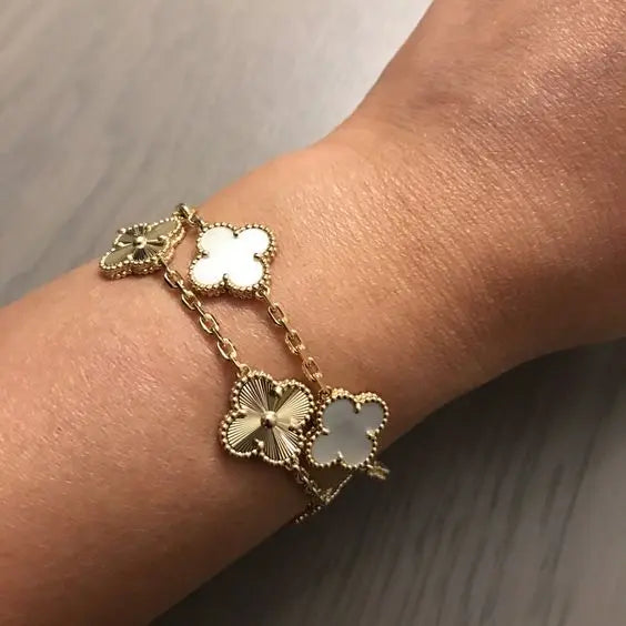 ARMBAND FYRKLÖVER GLÜCK GOLD JUWELORA
