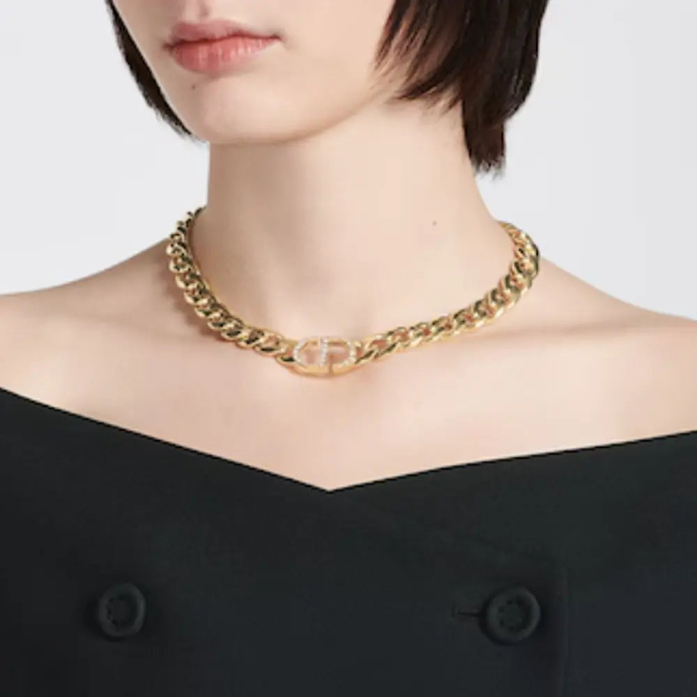 Diana Halskette - Gold Diamant (Logo) JUWELORA
